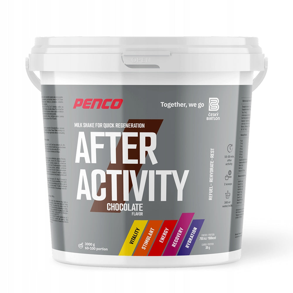 After Activity 3000g chocolate