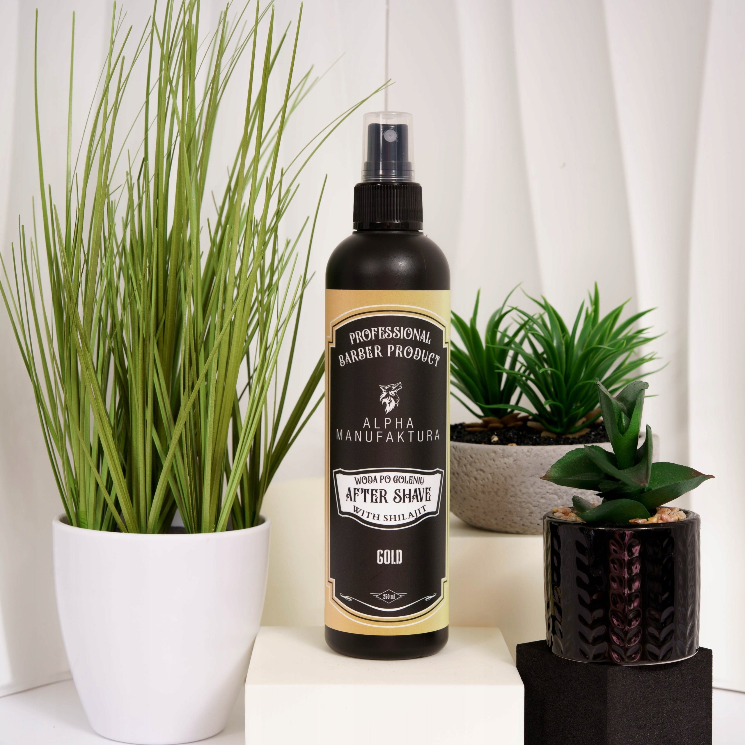After Shave Gold 250ml Alpha Manufactory aftershave Alpha Barberia Brand ALPHA