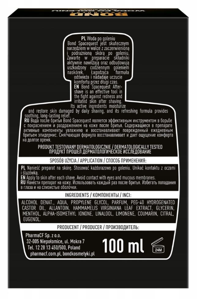 Aftershave BOND 100 ml EAN (GTIN) 5901501032574