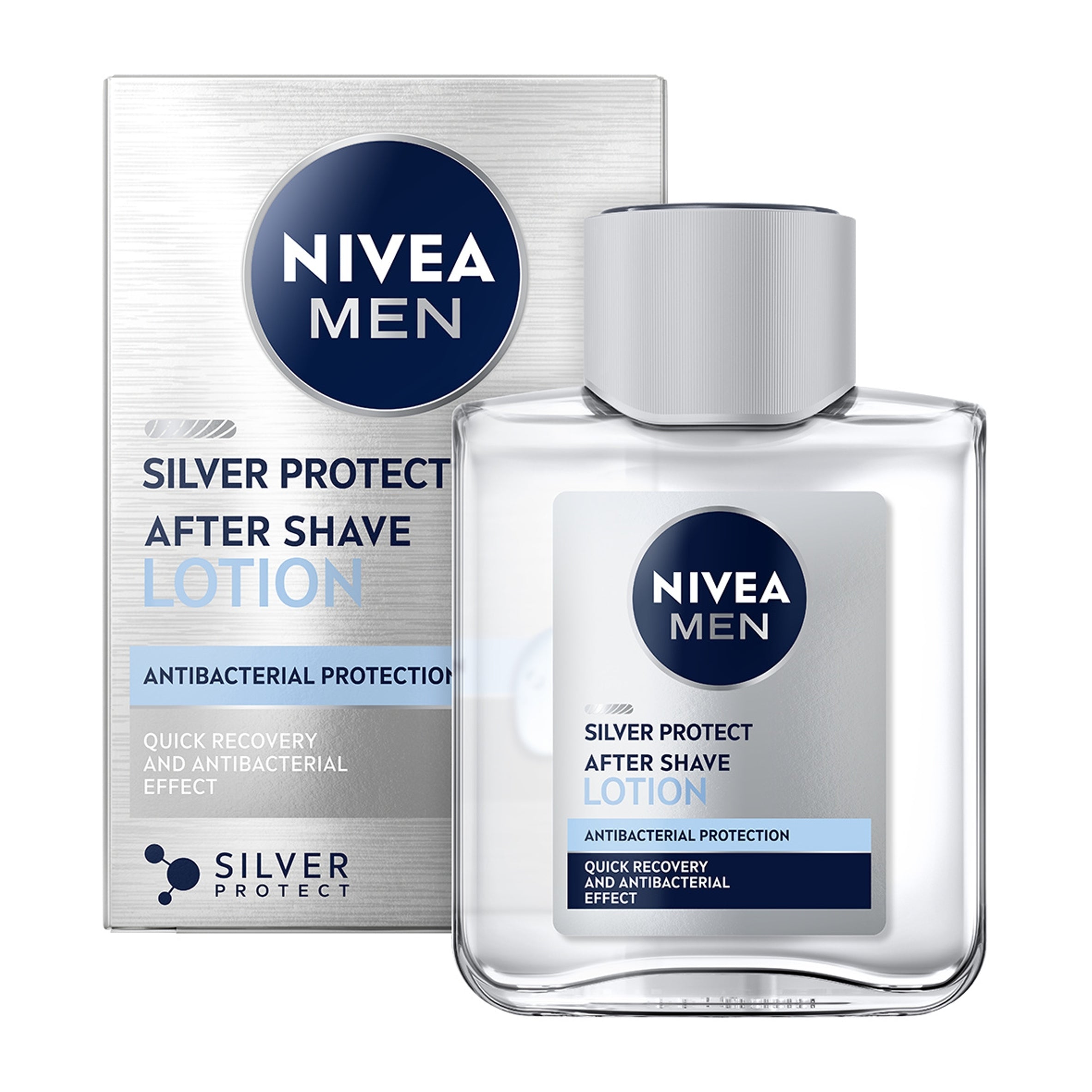 Aftershave Nivea Men Silver Protect 100 ml Packaging volume 100 ml