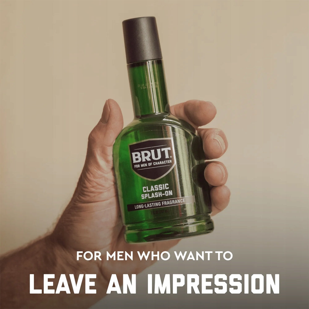 Aftershave for men Classic Splash On BRUT 207 ml Brand Brut