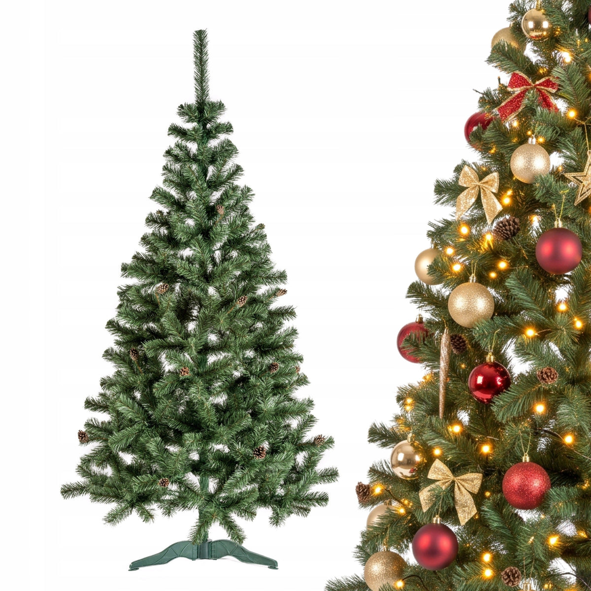 Aga Artificial Christmas Tree For Christmas Fir with Natural Cone 150 cm Like Alive
