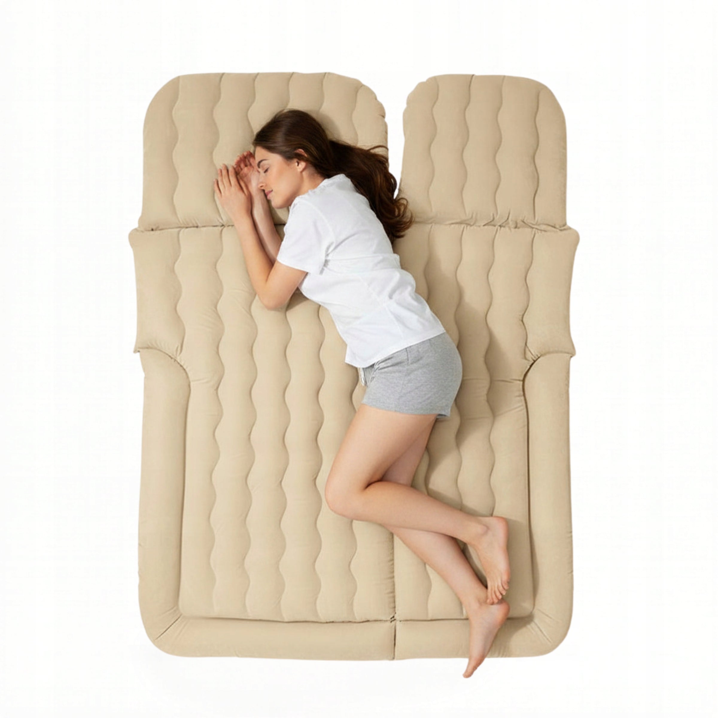 Aga Inflatable car mattress bed for car 175x125cm + pump