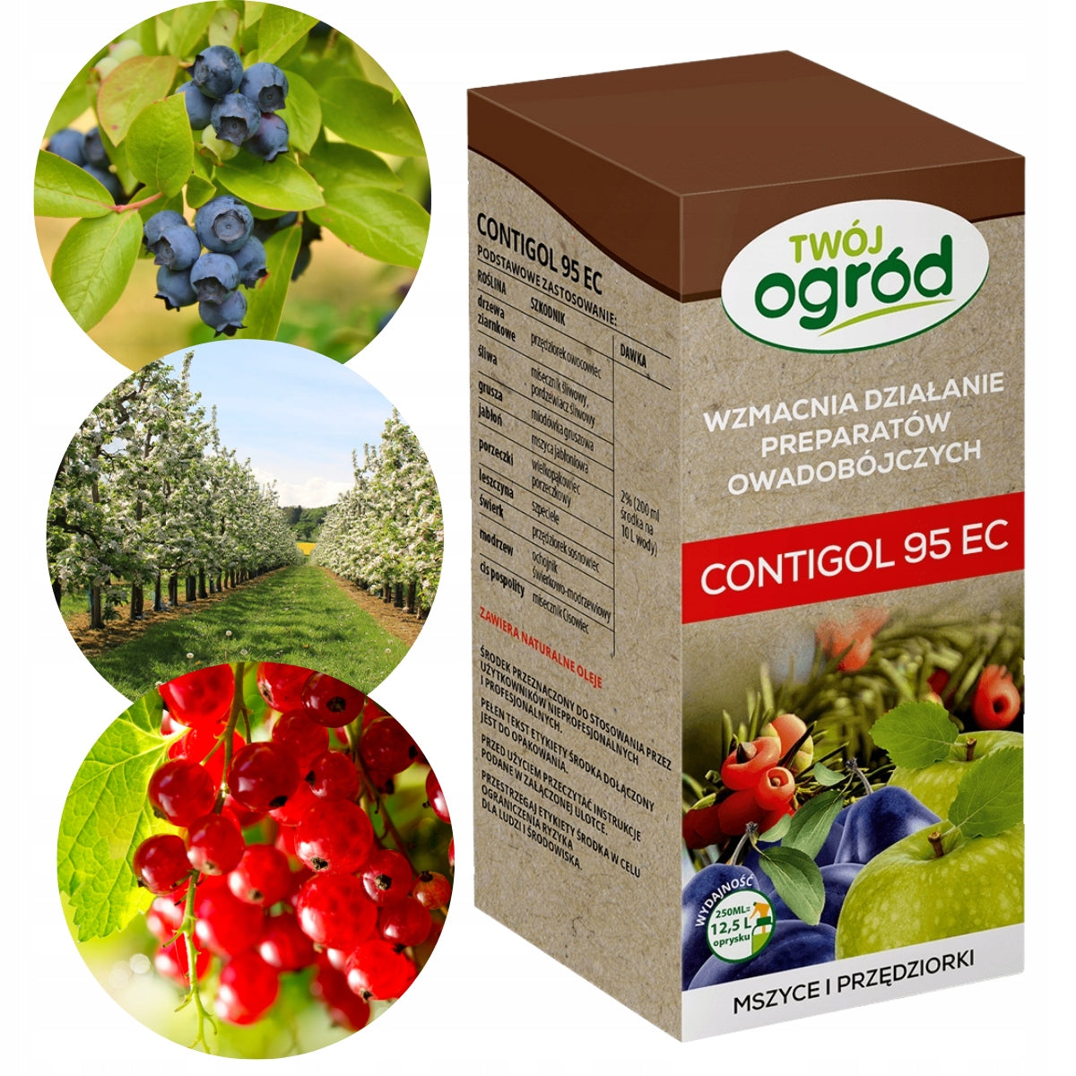 Agent for SPIDER MITES CONTIGOL 90 EC 250ML FRUIT TREES SHRUBS