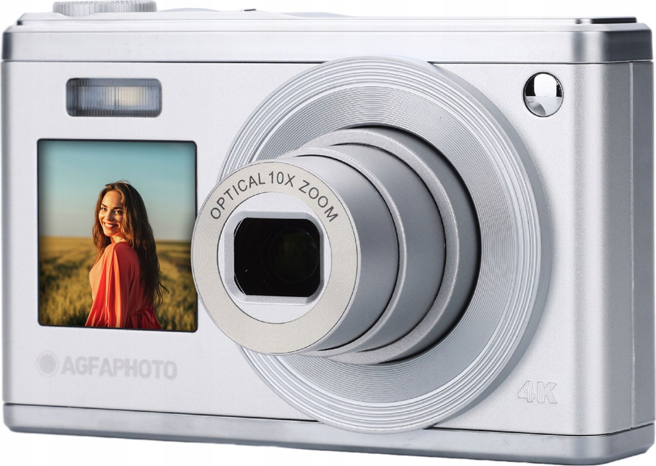 AgfaPhoto Digital Camera Agfaphoto 50mp Video 4k 10x Optical Zoom Two