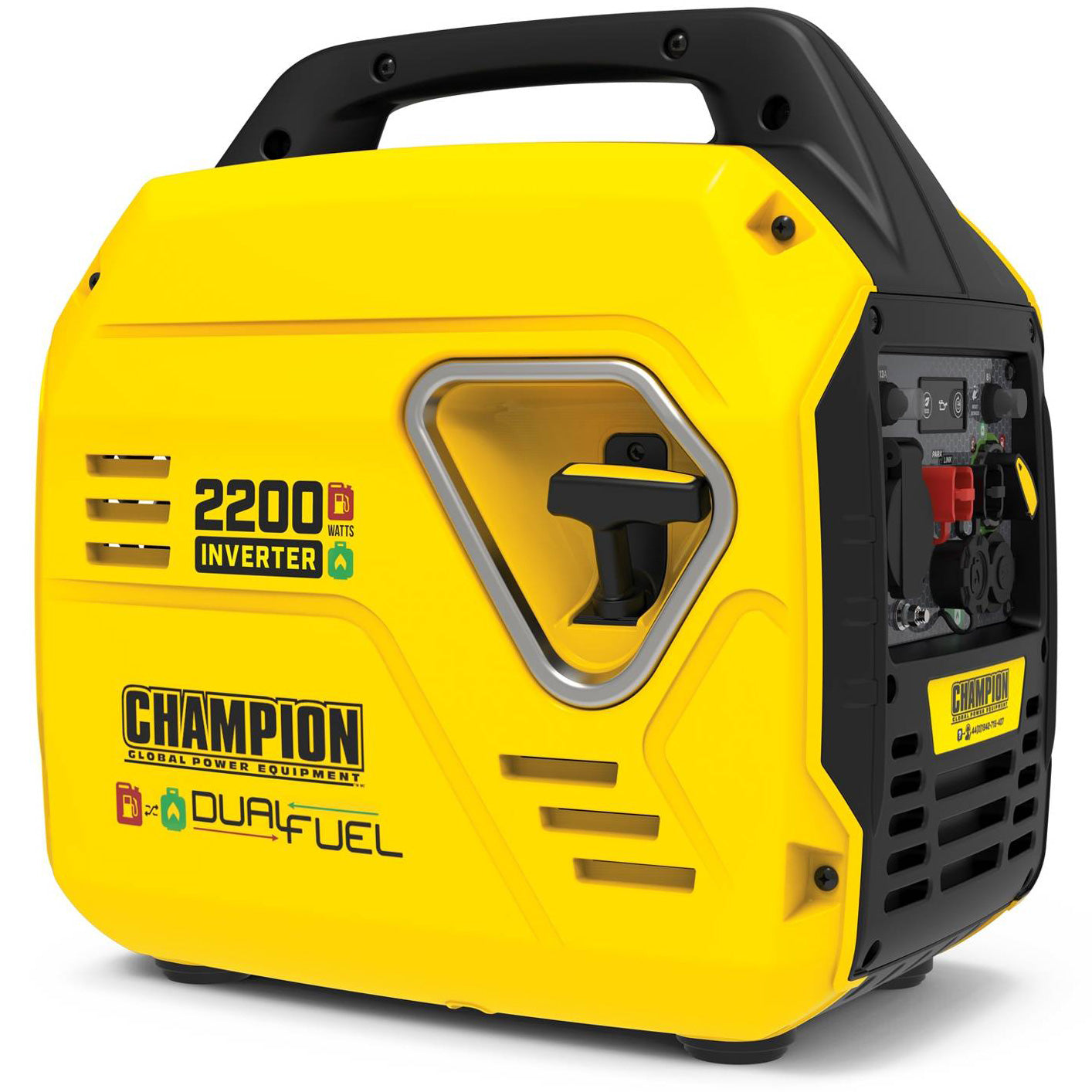 Aggregate Champion 2200W Dual Fuel petrol QUIET STRONG PREMIUM efficient