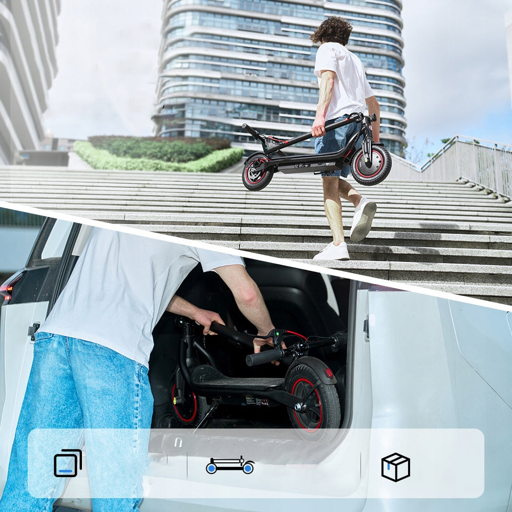 AgileRide Electric Scooter 2025 AS-B3 powerful 500W Foldable with app Black Engine power 500 W