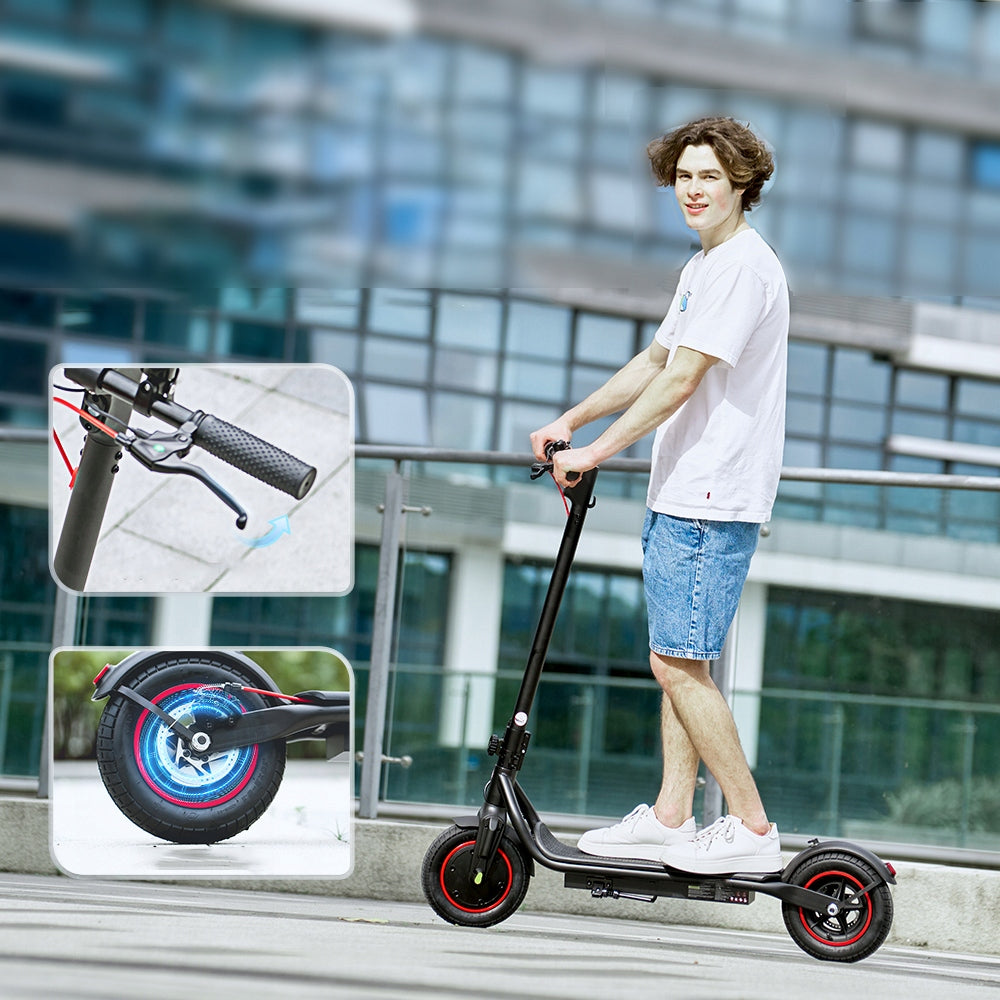 AgileRide Electric Scooter 2025 AS-B3 powerful 500W Foldable with app Black Weight 16 kg