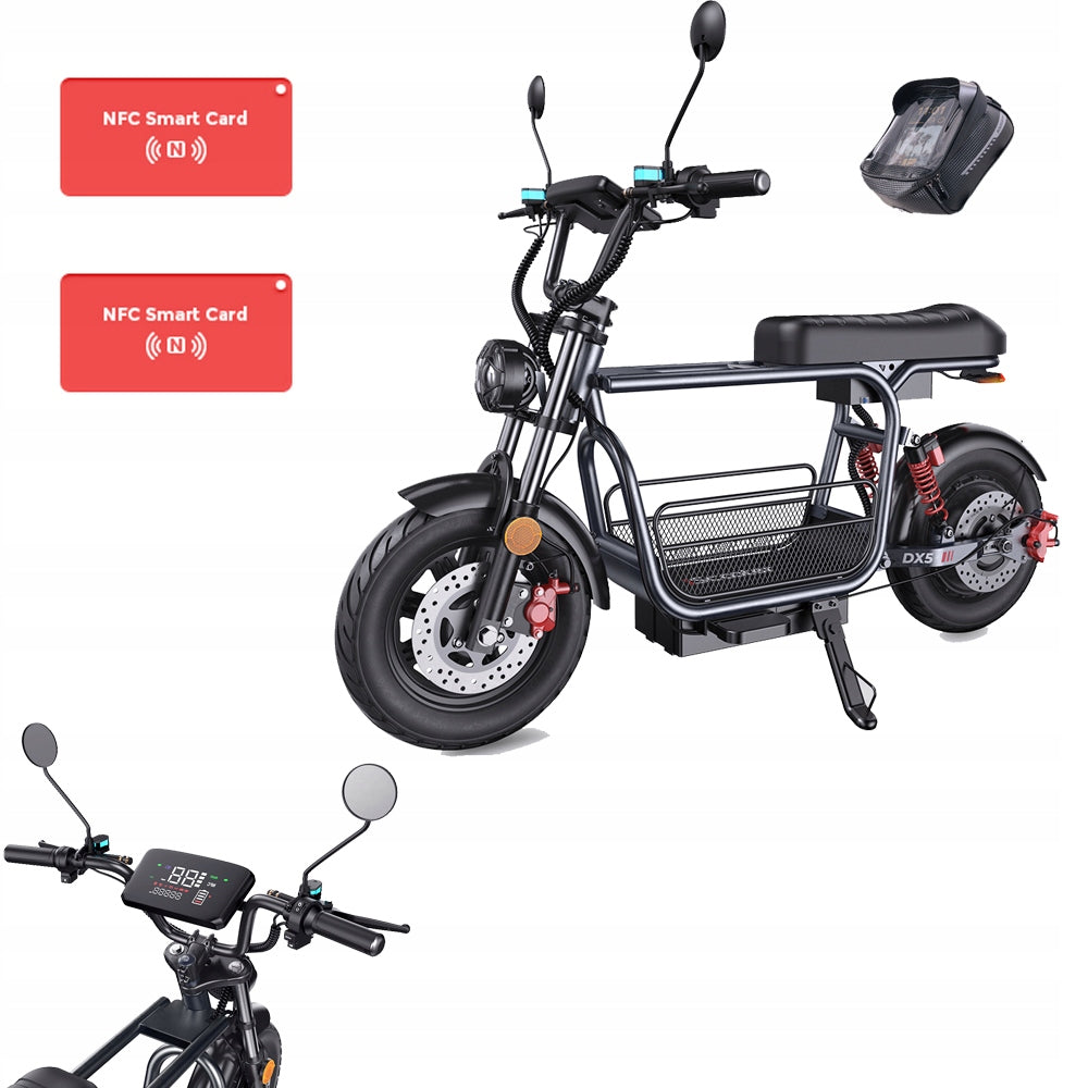 Agileride Electric Vehicles 1500W 72KM 55KM/H 72KM 15" 48V15.6Ah with NFC