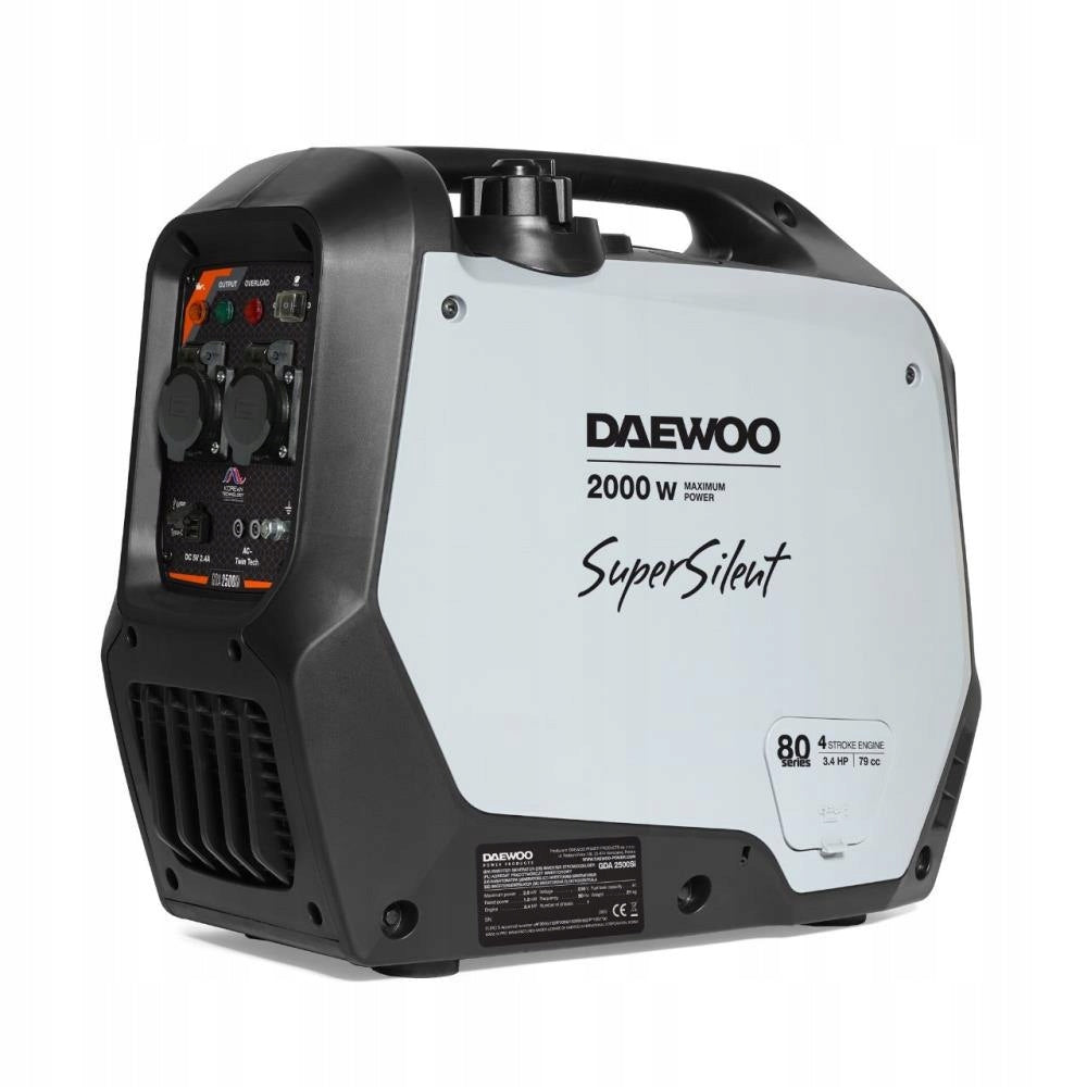 Benzin-Stromgenerator Daewoo 2,0 kW, ohne Batterie und Ladegerät 