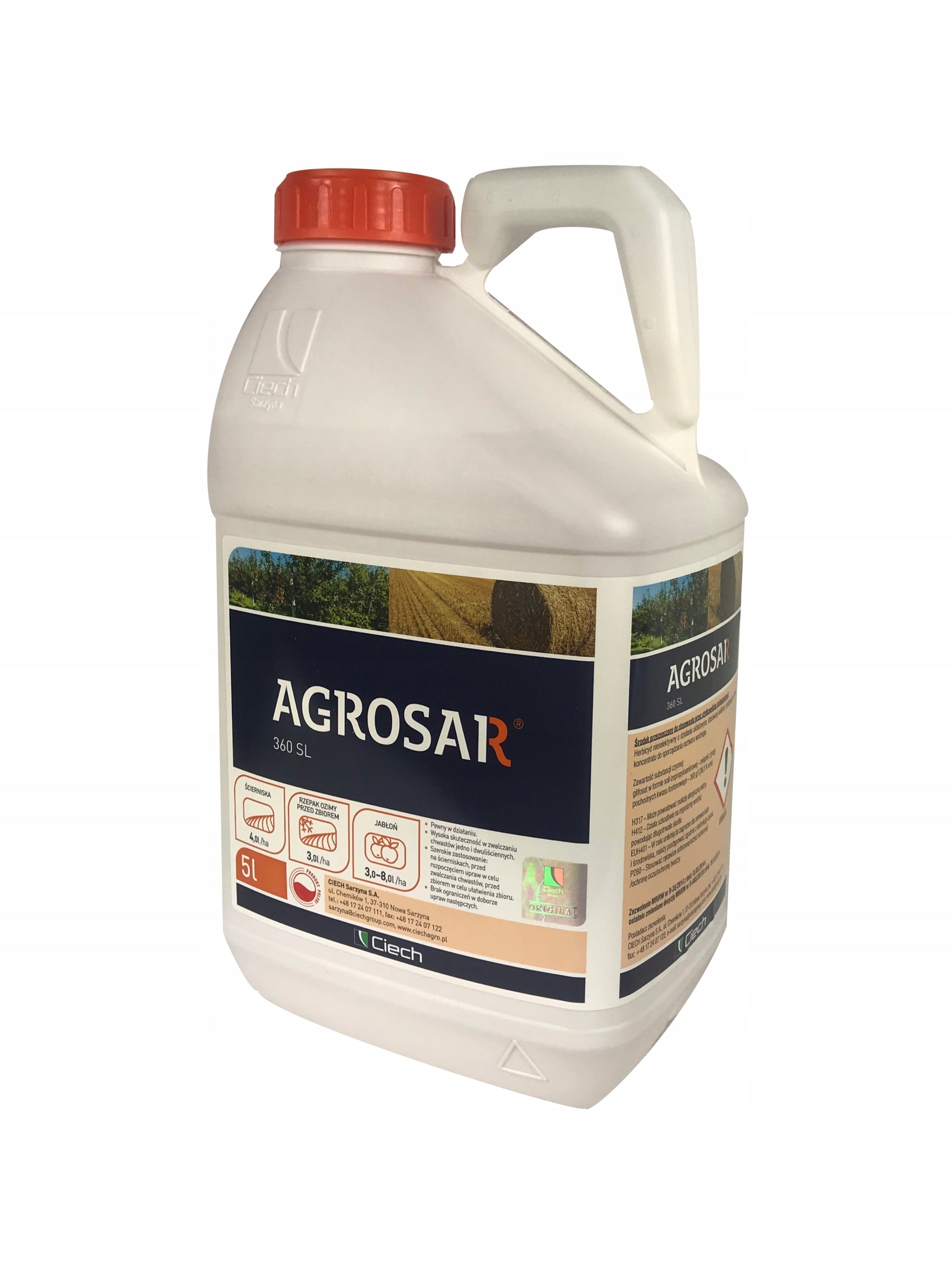 Agrosar 360 SL 5 l glyphosate randap Manufacturer code CIECH_AGROSAR_5