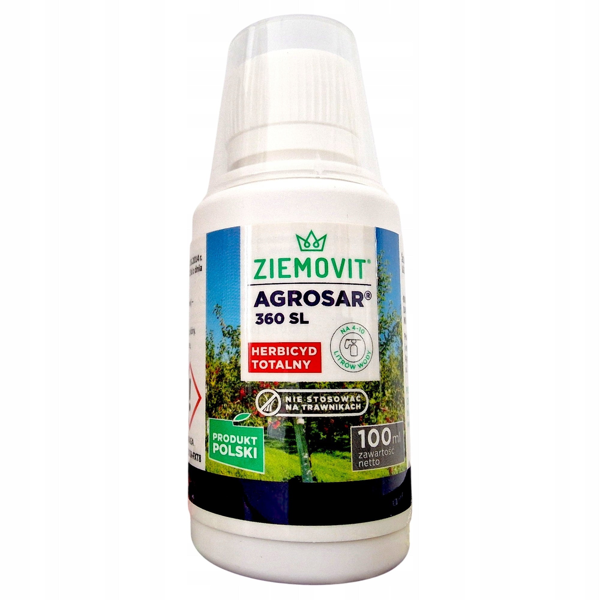 Agrosar 360 SL For Weeds Total Herbicide Glyphosate 100ml WITHOUT CERTIFICATE Manufacturer code 5904063830145