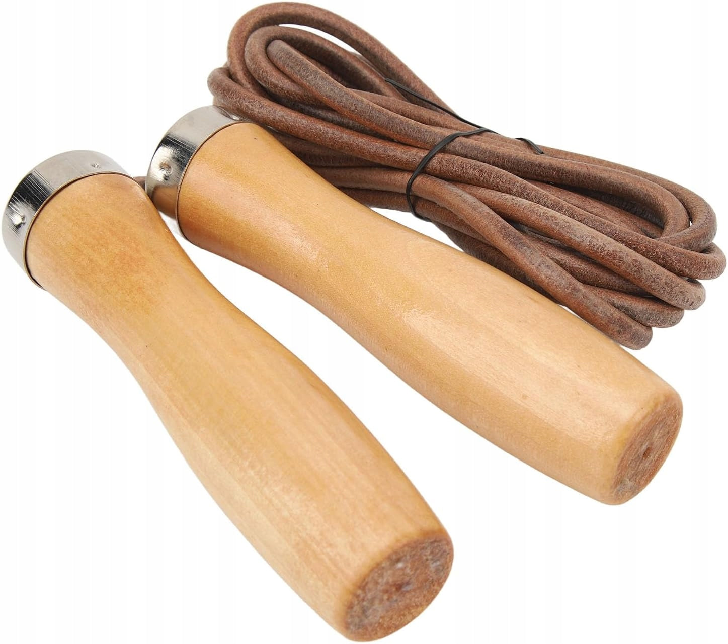 Ahomie Adjustable Leather Jump Rope with Wooden Handle, Leather Rope EAN (GTIN) 6921119055276