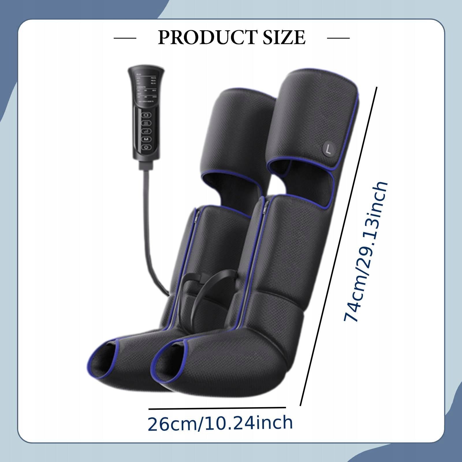 Air Compression Leg Massage Device 6 Modes Easy to Wear Comfortable with 3 Medical device no