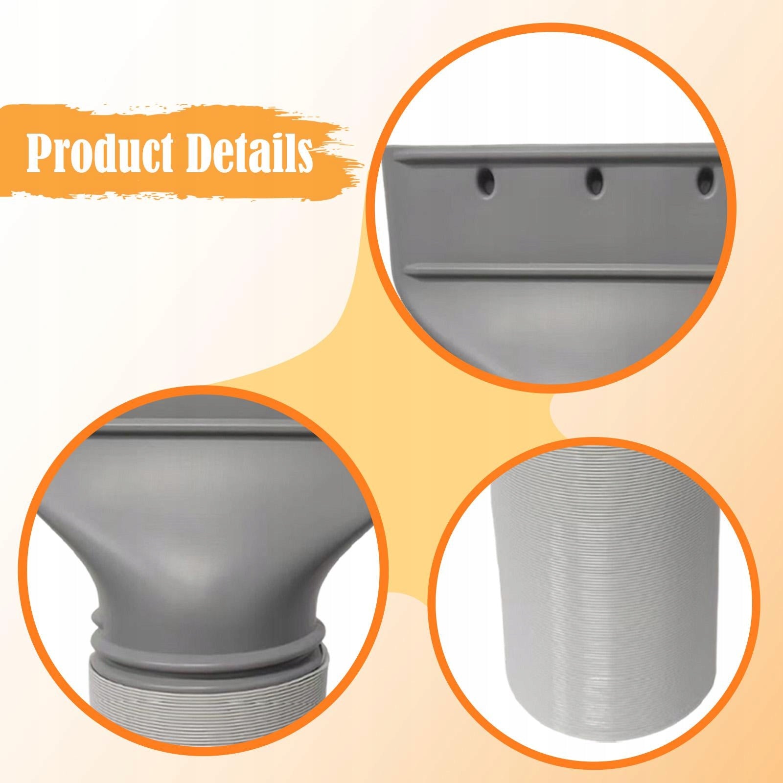 Air Conditioner Exhaust Hose Coupler Flat Mouth Interface Window Adapter Manufacturer of a medical device does not apply