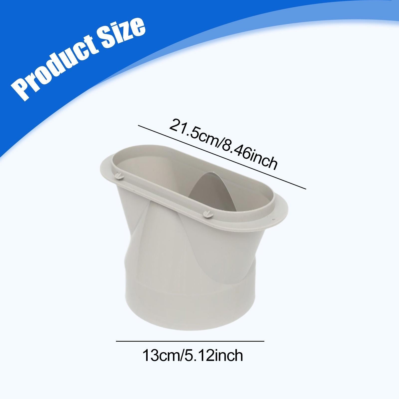 Air Conditioner Exhaust Hose Coupler Universal Replacement 21.5x13cm Medical device no