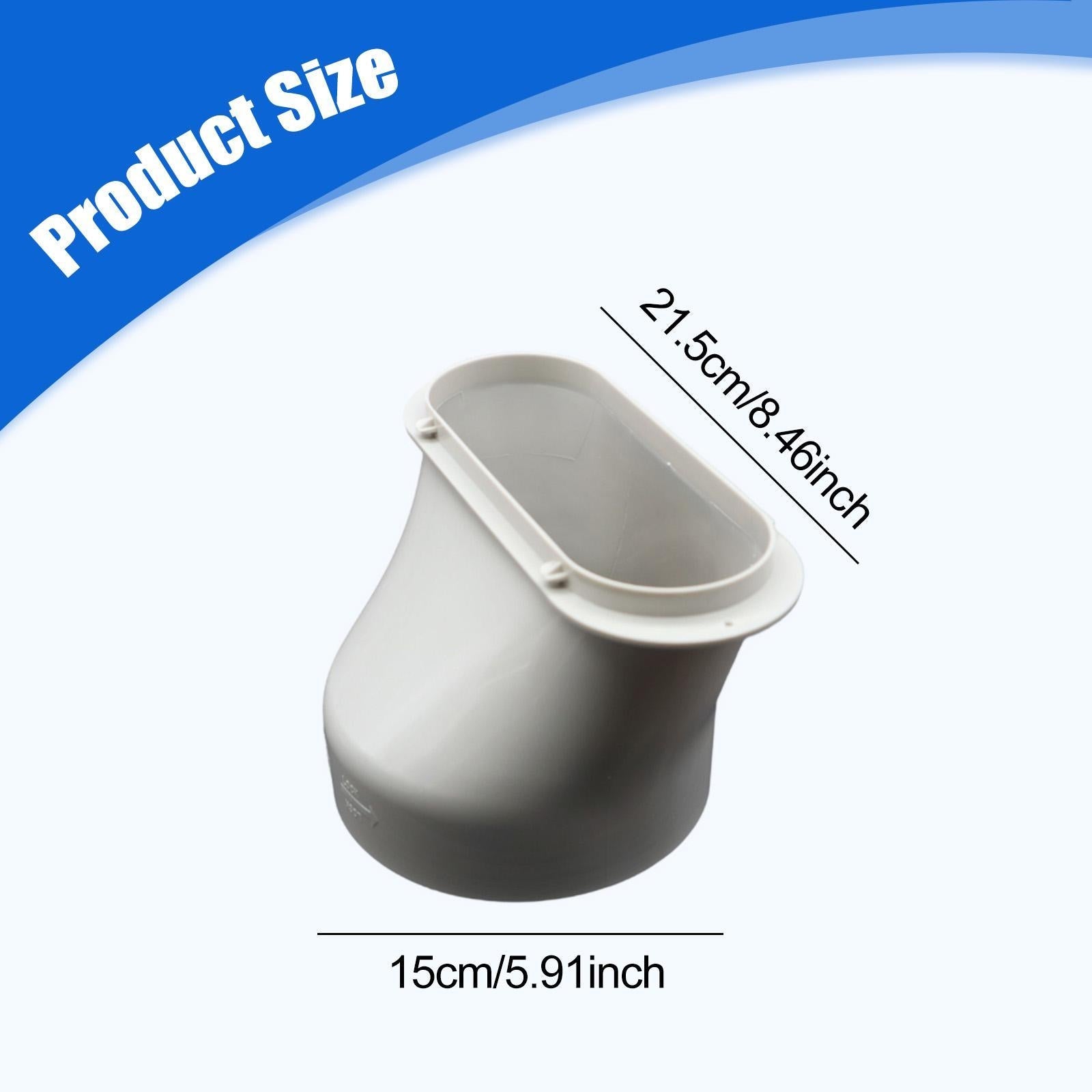 Air Conditioner Exhaust Hose Coupler Universal Replacement 21.5x15cm Medical device no