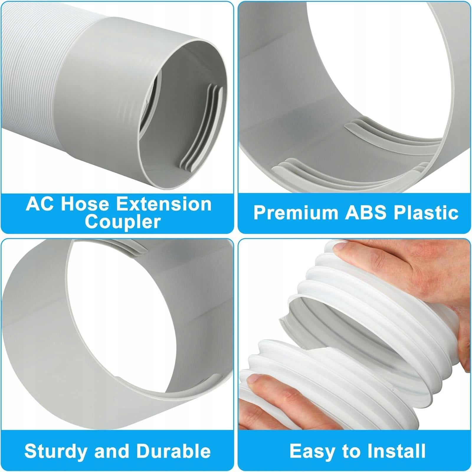 Air Conditioner Exhaust Vent Hose Connector Thread Easy Installation S Packaging status original