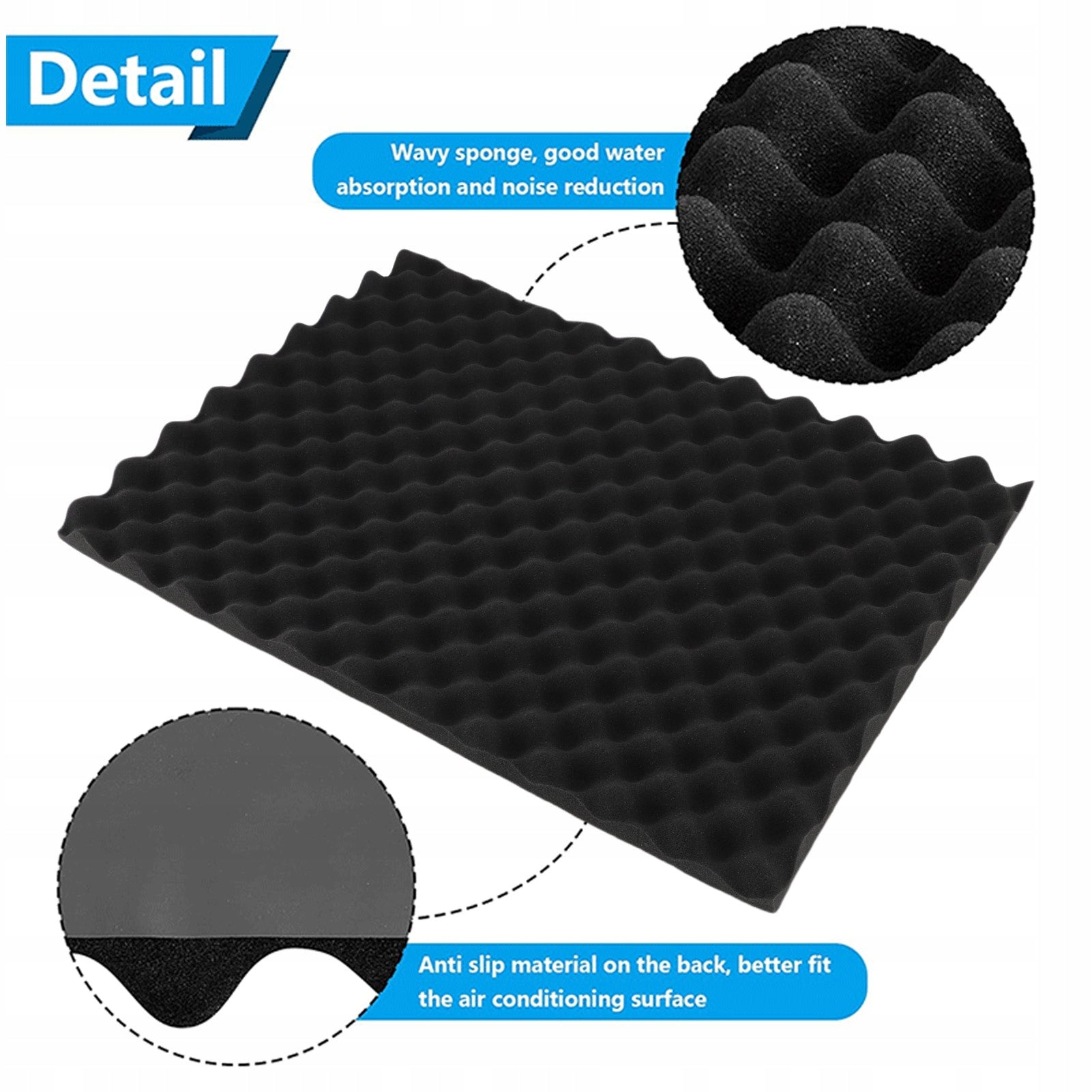 Air Conditioner Foam Drip Pillow Removable Magnetic Cover B9 Manufacturer code AG250819039871