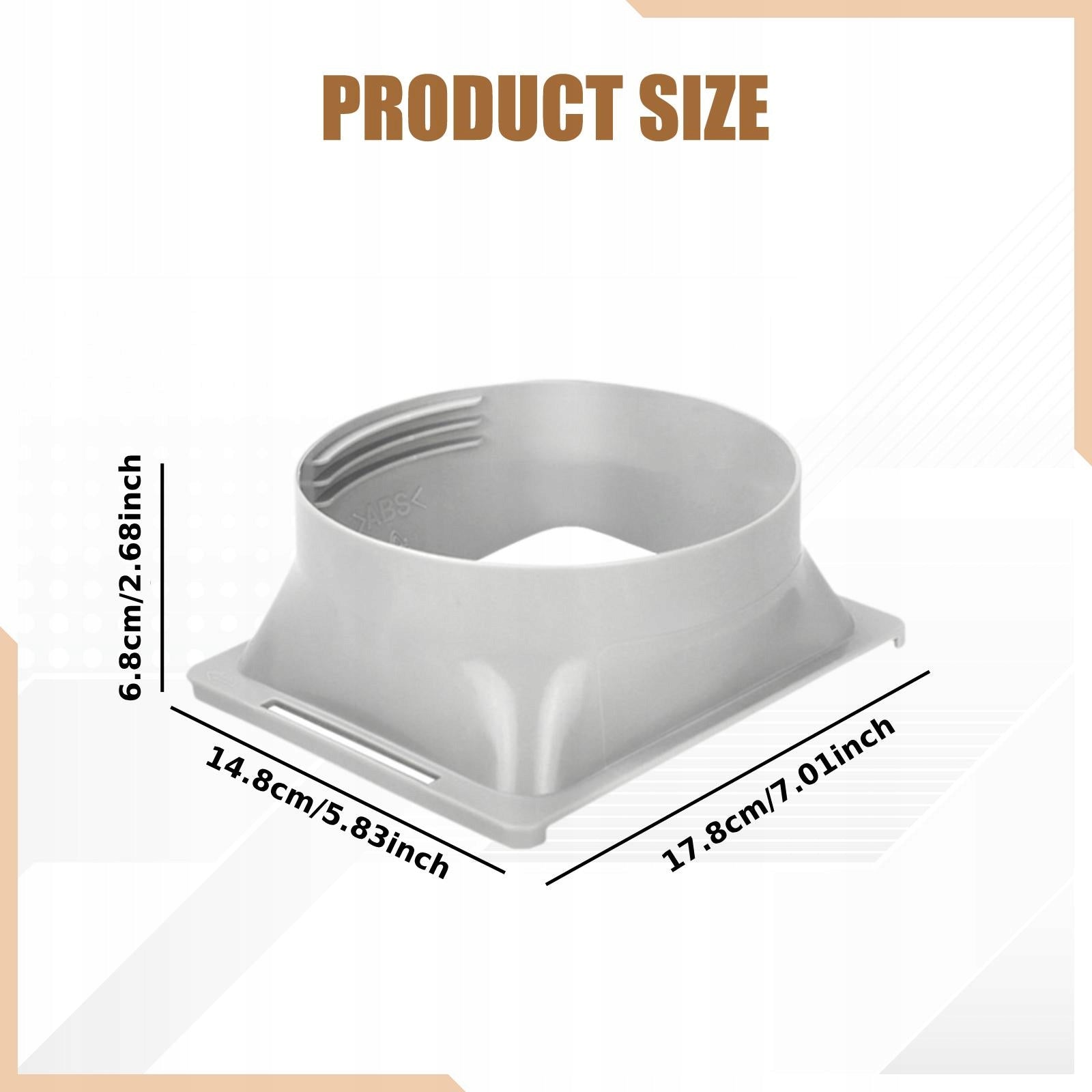 Air Conditioner Hose Connector Accessory Exhaust Duct Interface Easy to Manufacturer of a medical device does not apply