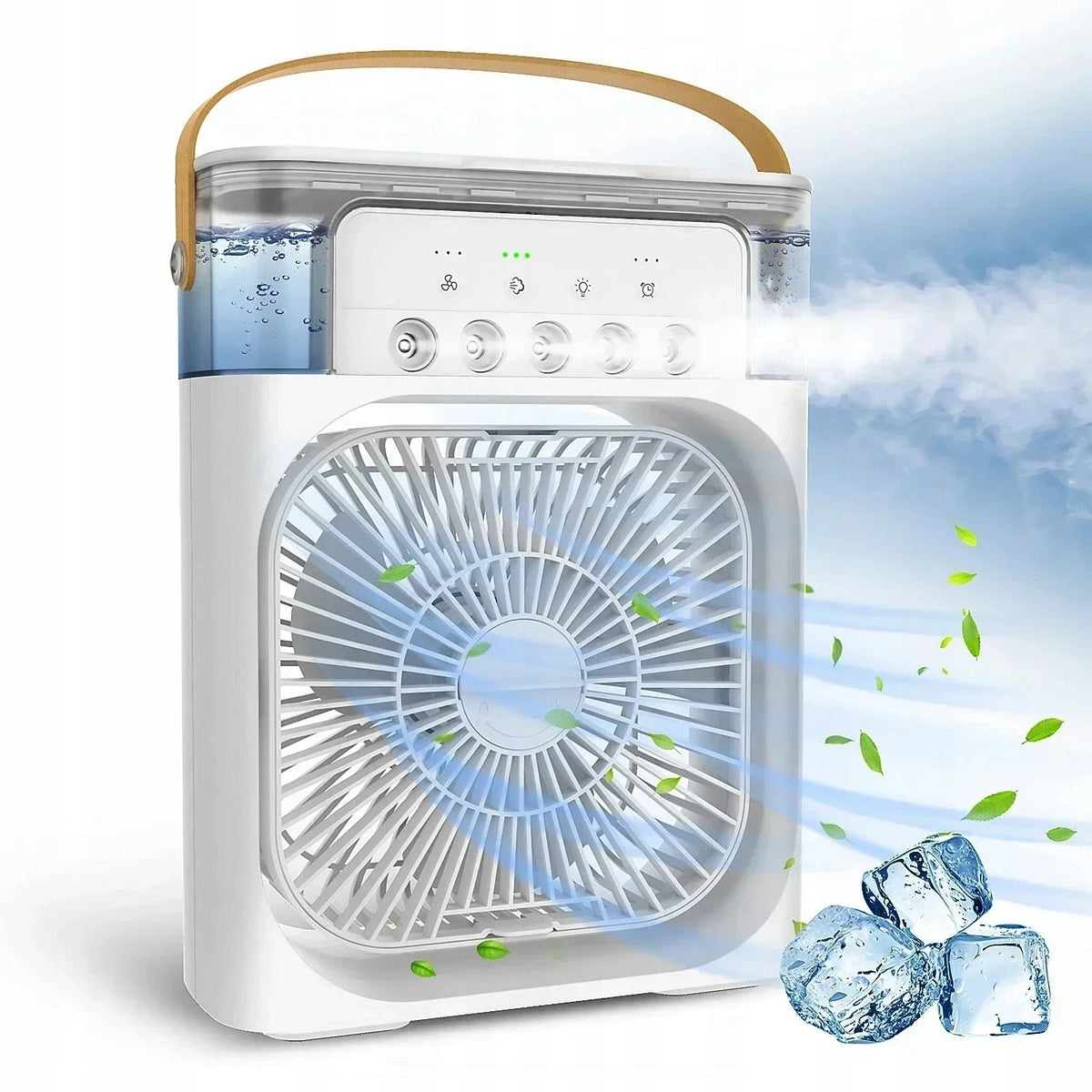 Air Conditioner Humidifier PORTABLE Windmill3IN1 USB FAN FOR WATER LED Slim Brand no brand