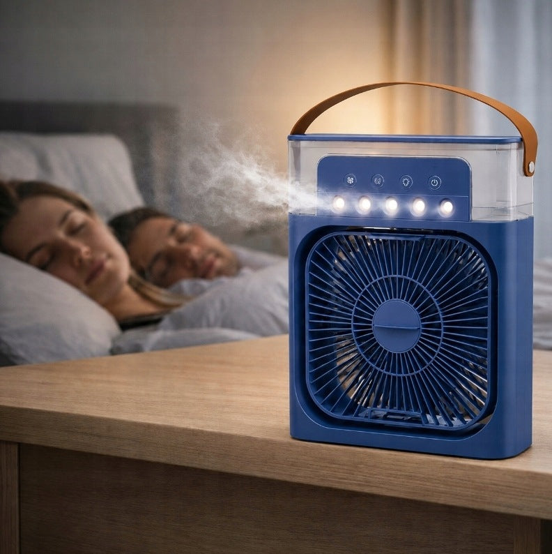 Air Conditioner Humidifier PORTABLE Windmill3IN1 USB FAN FOR WATER LED Slim Packaging status original