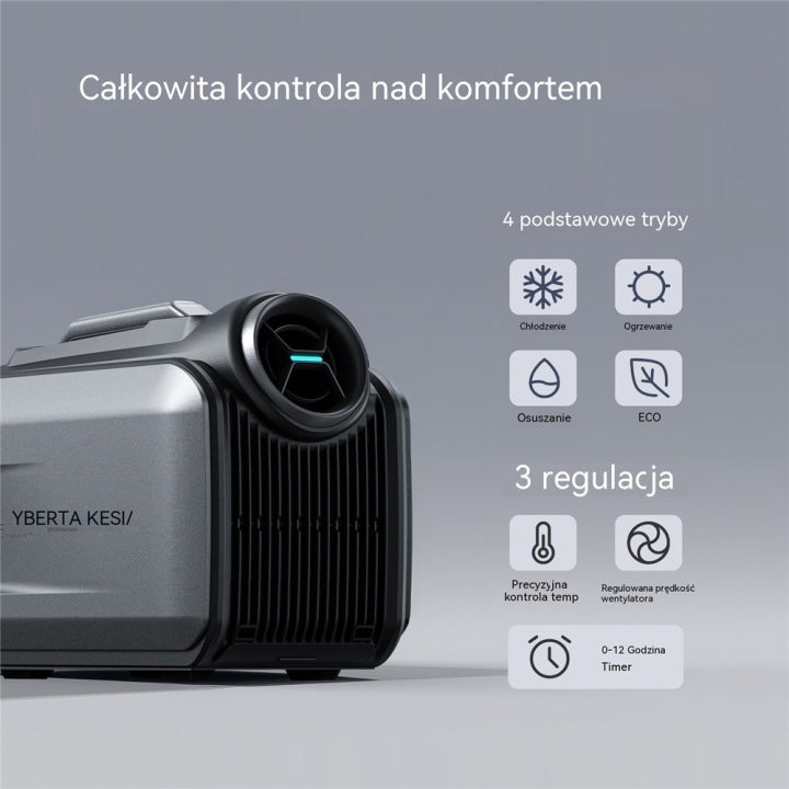 Air Conditioner Portable Cybertake 5100 BTU 1 kW Wi-Fi Heating Home And Camper Manufacturer code S2 PRO