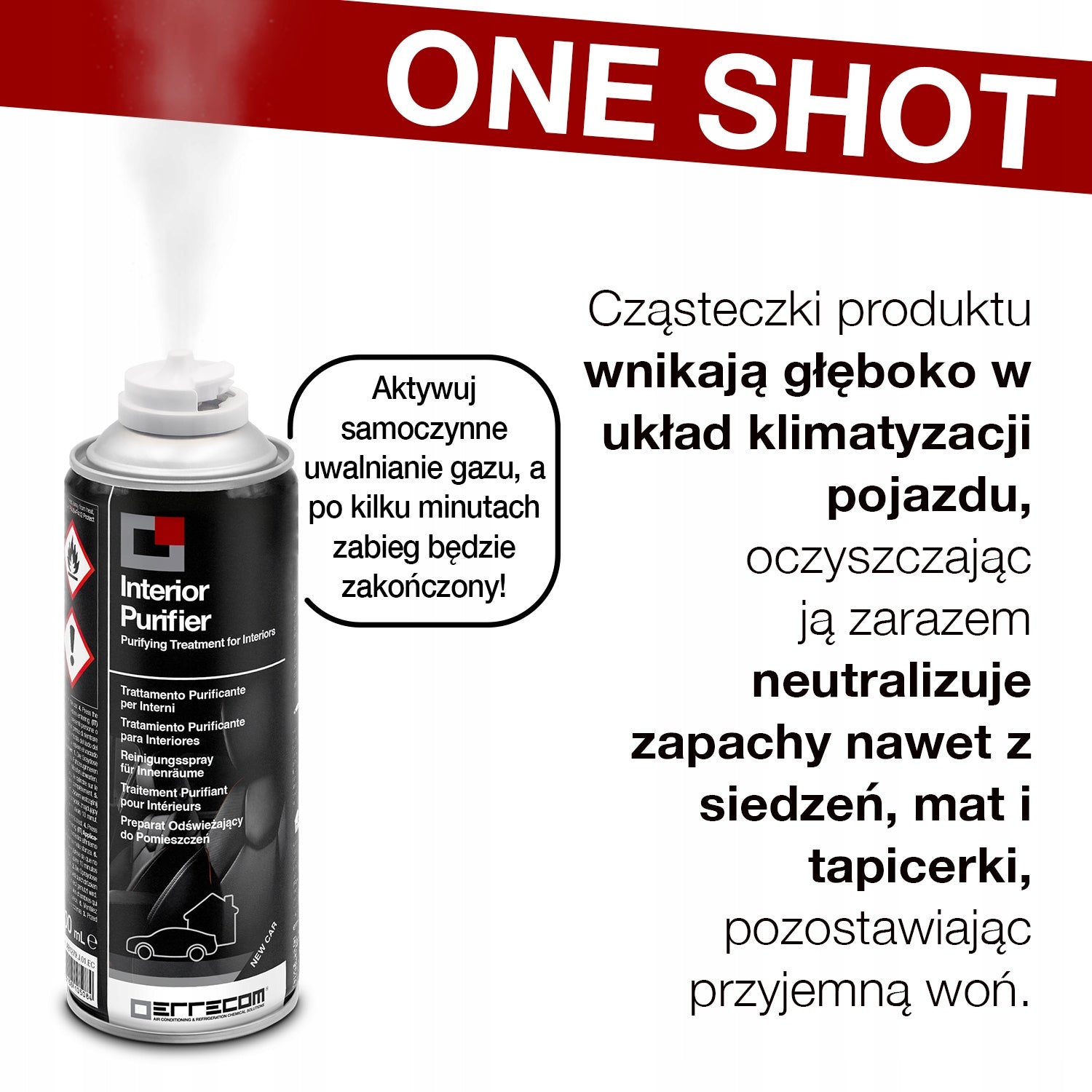 Air Conditioning Cleaner | Interior Purifier 200 ml - New Auto Volume on sale 200 ml