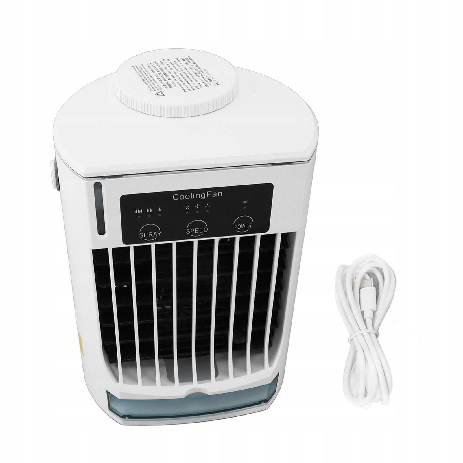 Air Cooler Humidifier 3 Speed 500ml Portable USB Desktop F7 Brand no brand