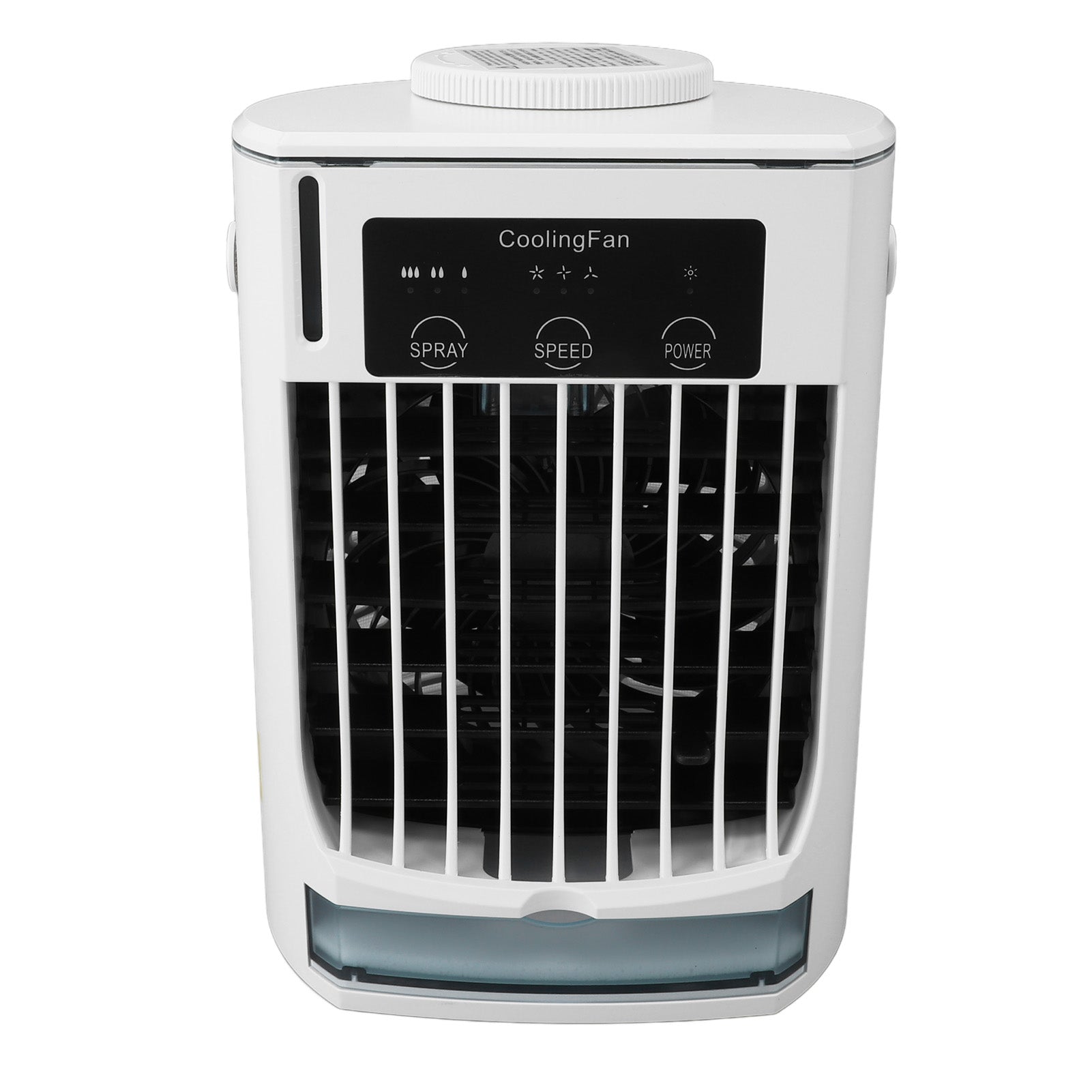 Air Cooler Humidifier 3 Speed 500ml Portable USB Desktop F7 Power 1 W