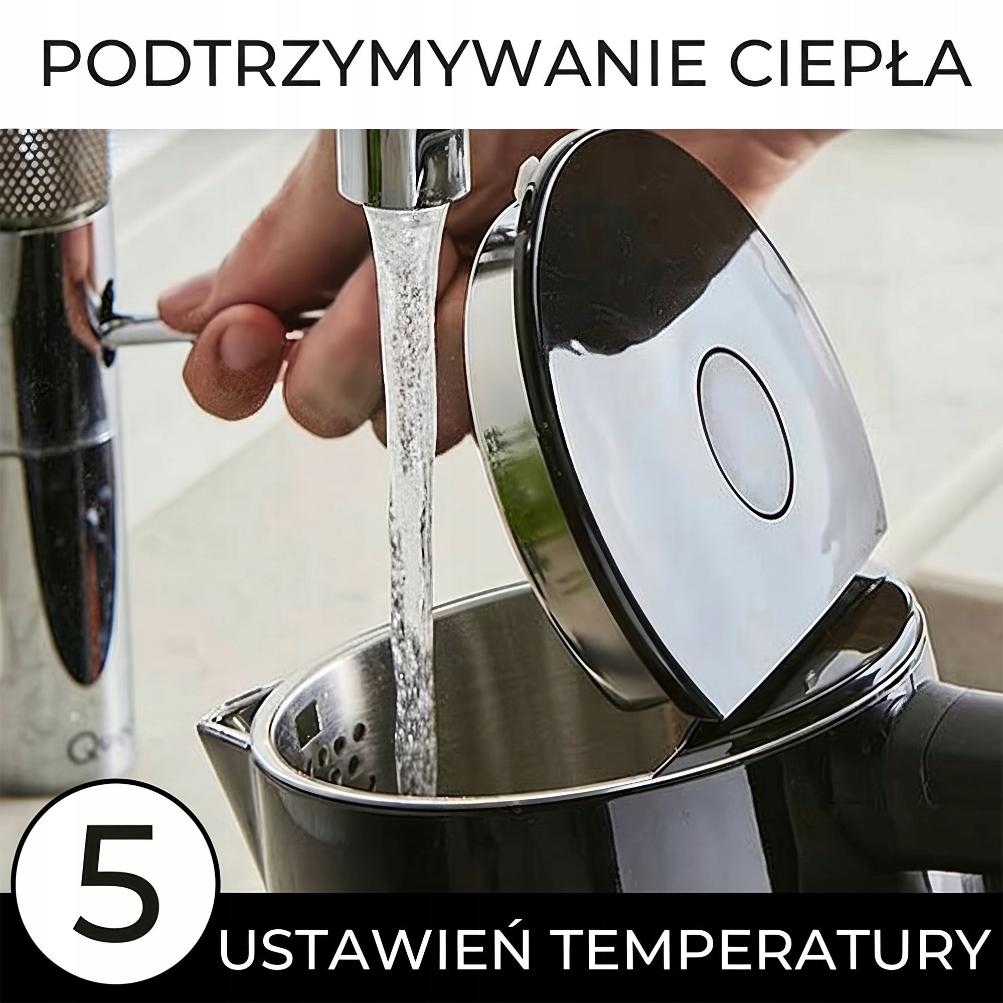 Air Essence LuminaTi PRO electric kettle with a capacity of 1.5L Model LuminaTi PRO
