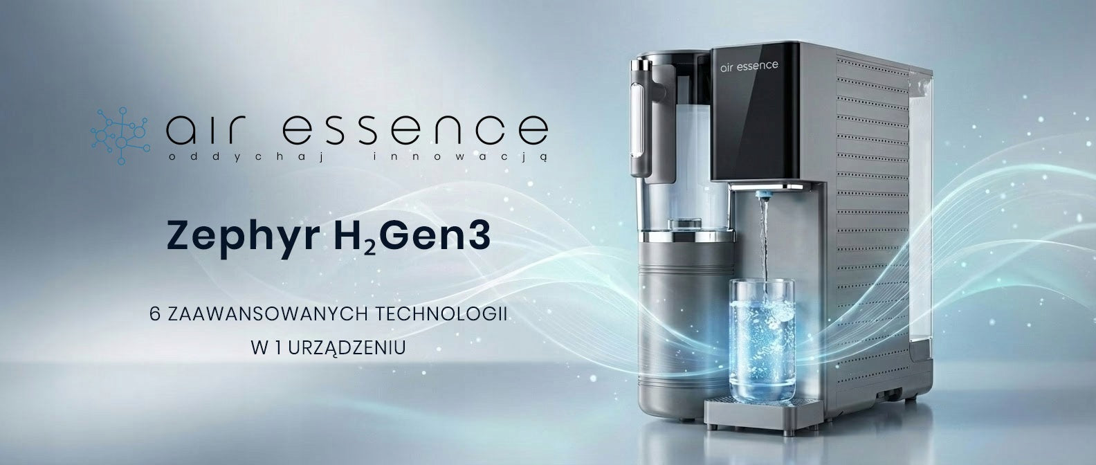 Air Essence Zephyr H2Gen3 6in1 RO water filter with hydrogen generator Manufacturer code 5906508794470
