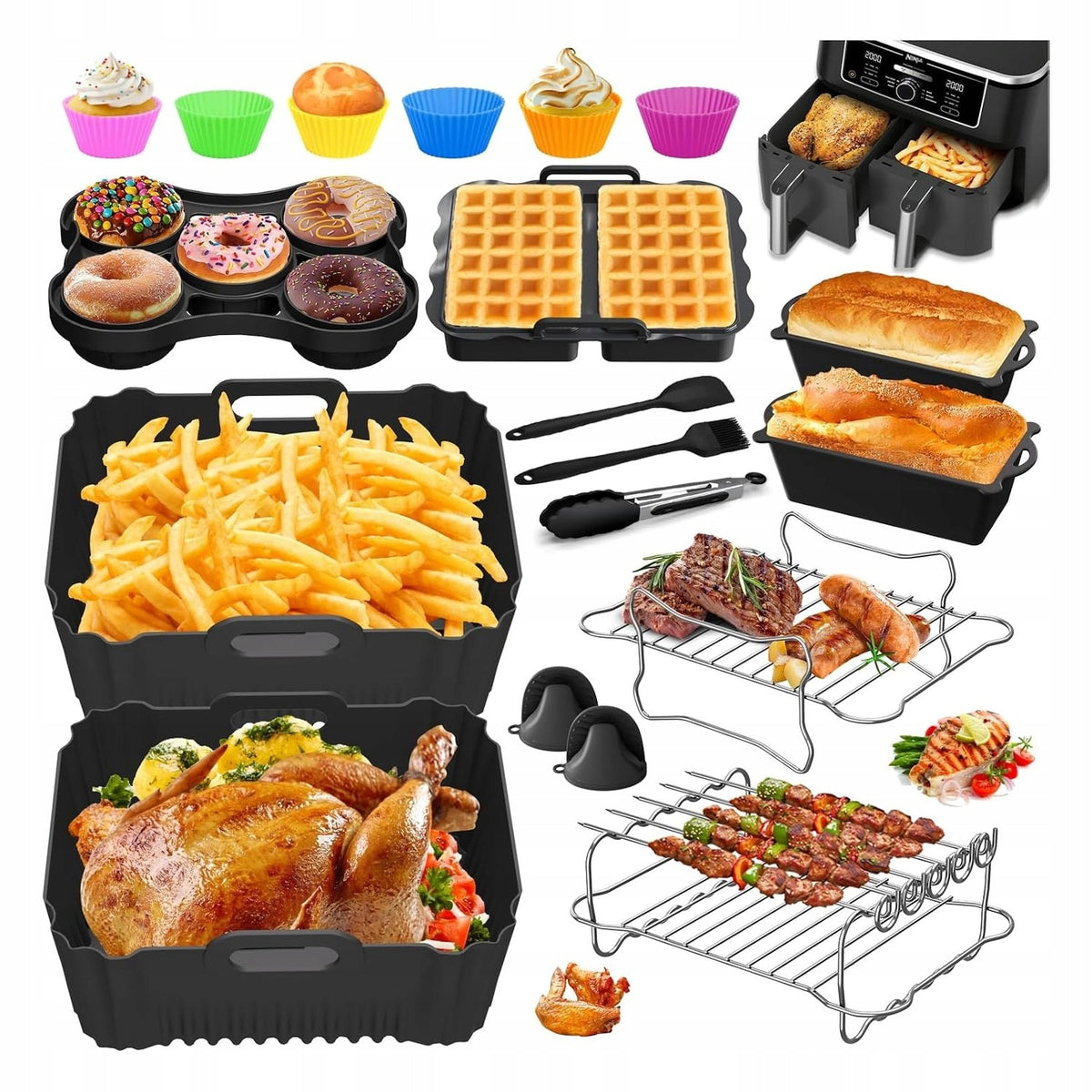 Air Fryer Accessories Set for Air Fryer Cooking Healthy