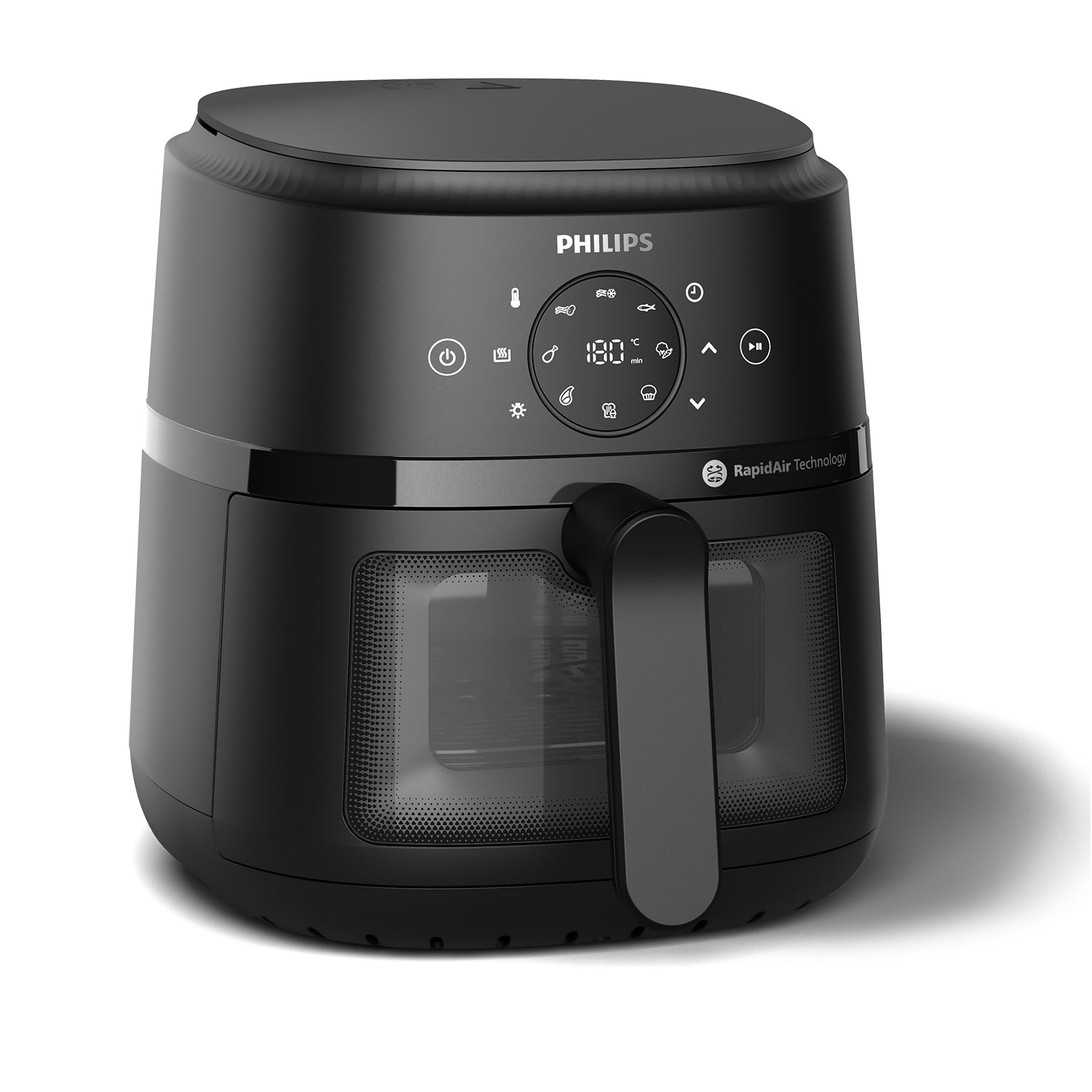 Air Fryer PHILIPS Ovi Mini NA220/00 Black Bowl volume 4.2 l