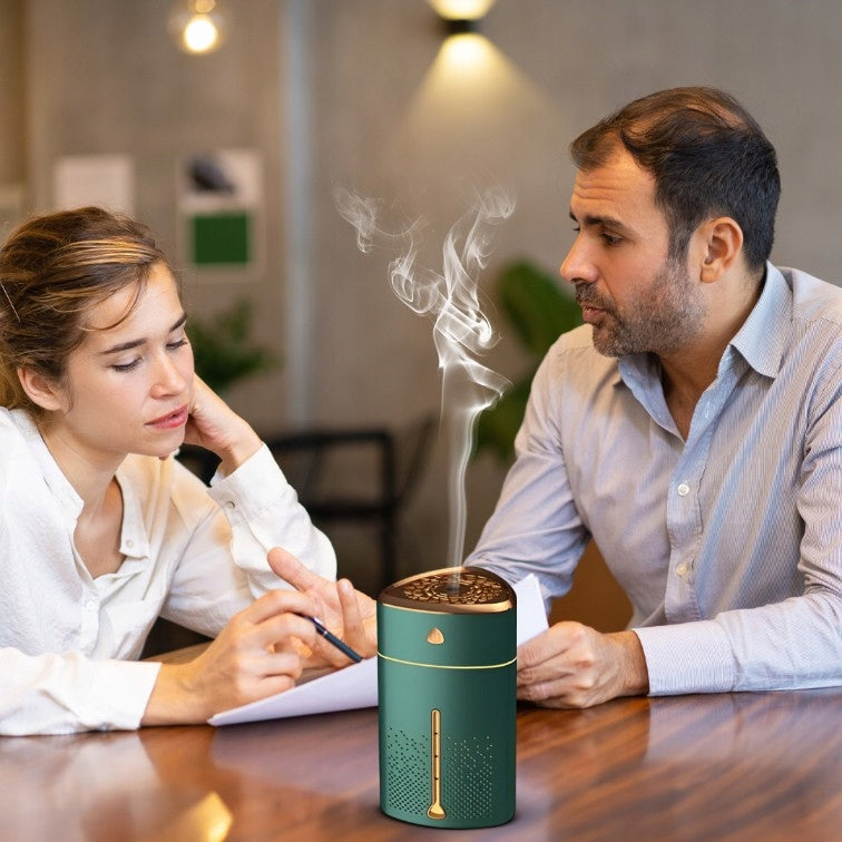 Air Humidifier 1l Aromatherapy Fragrance Diffuser - Green, White Brand no brand