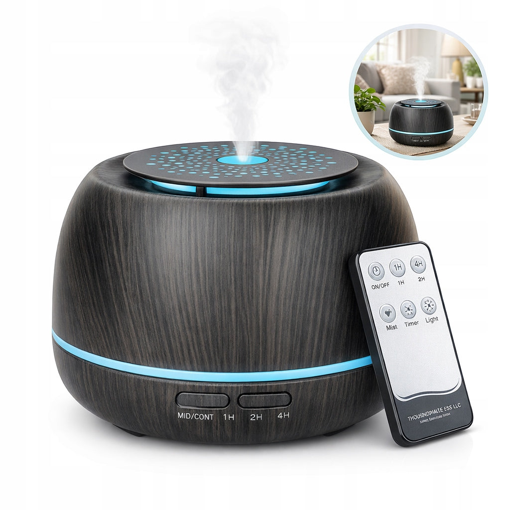 Air Humidifier Fragrance Diffuser LED Remote Control Night Light Aromatherapy Packaging status original