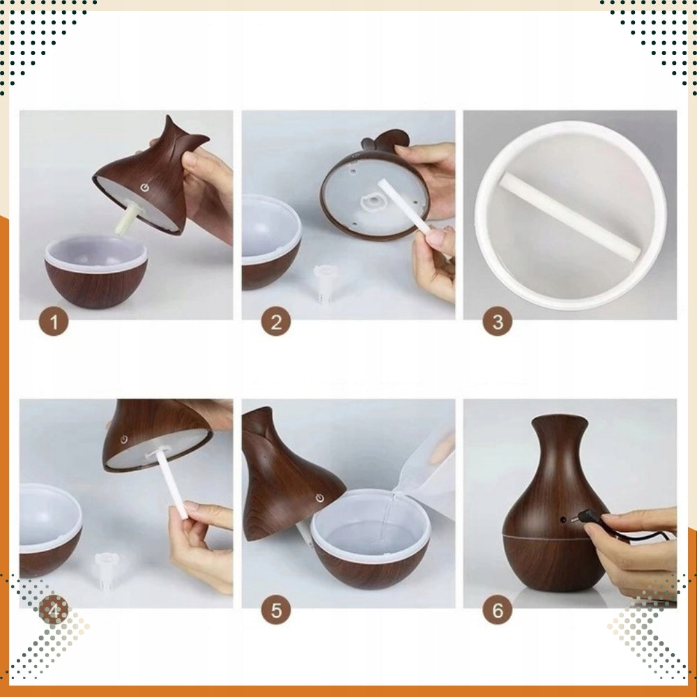 Air Humidifier Fragrance Diffuser for Essential Oils Backlight Manufacturer code brak