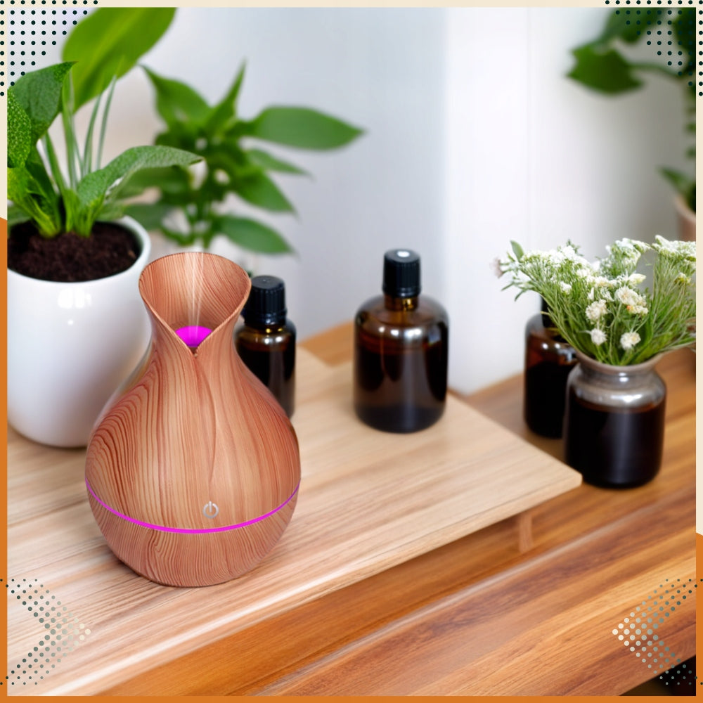 Air Humidifier Fragrance Diffuser for Essential Oils Backlight Medical device no