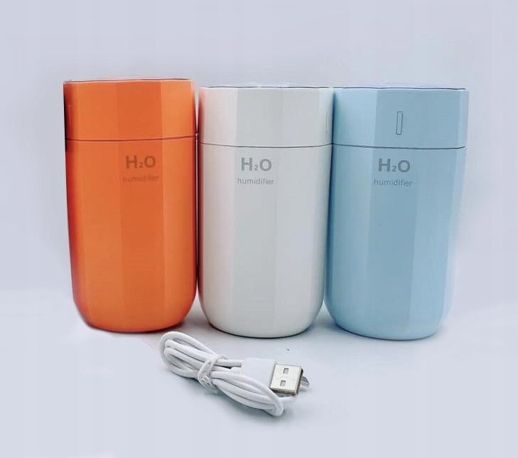 Air Humidifier LED Diffuser H2O Model Nawilżacz Powietrza Dyfuzor LED H2O Biała