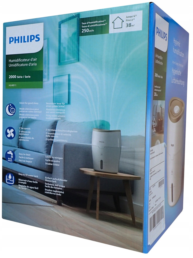 Air Humidifier Philips HU4811/10 NanoCloud without Stains 2.0l to 38 m² Packaging status original