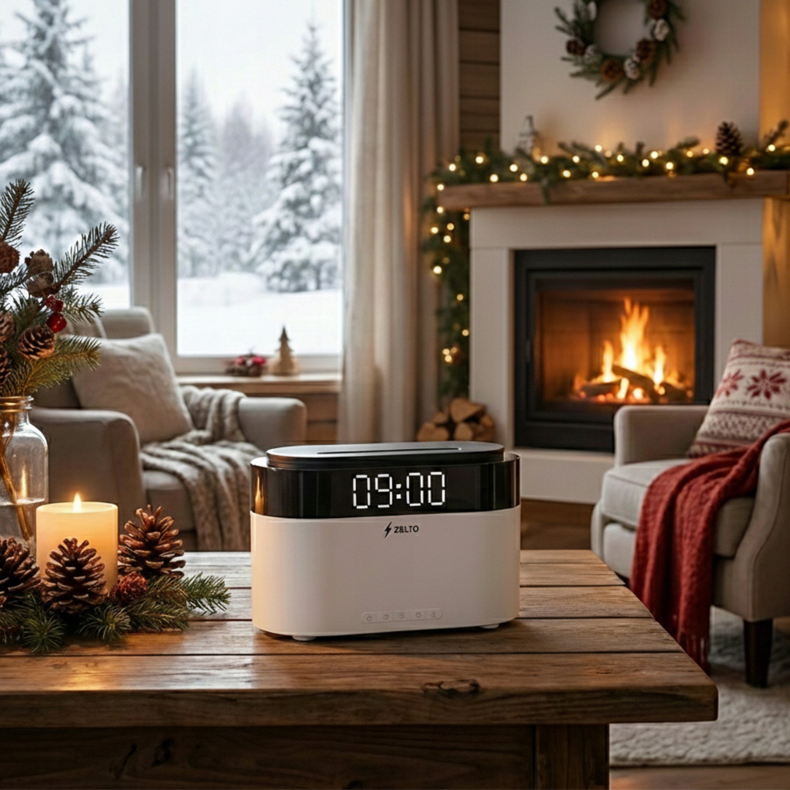 Air Humidifier Ultrasonic LED Fragrance Diffuser Aromatherapy Remote Control Manufacturer code Nawilżacz Powietrza ZELTO dyfuzor zapachowy