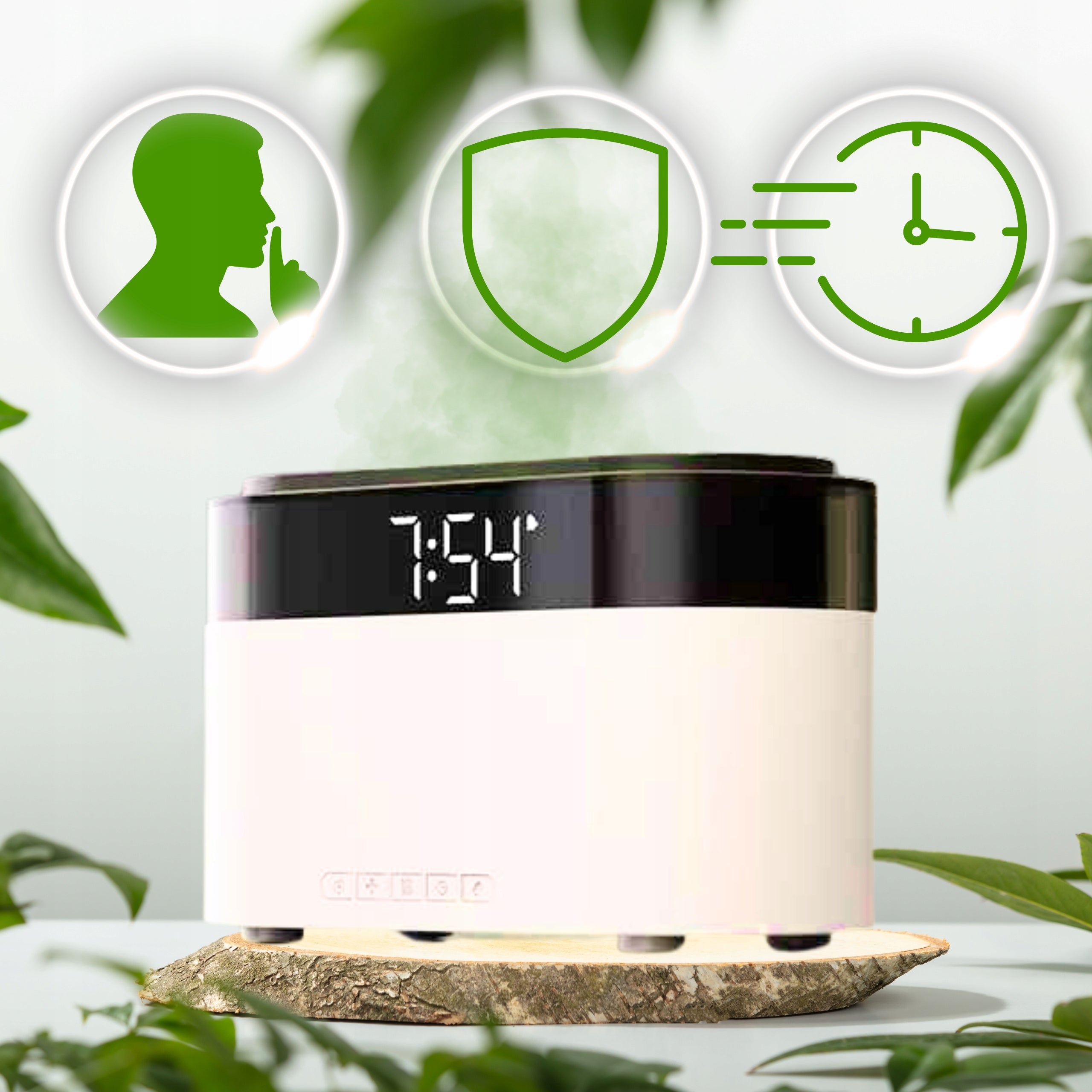 Air Humidifier Ultrasonic LED Fragrance Diffuser Aromatherapy Remote Control Water tank capacity 3.5 l
