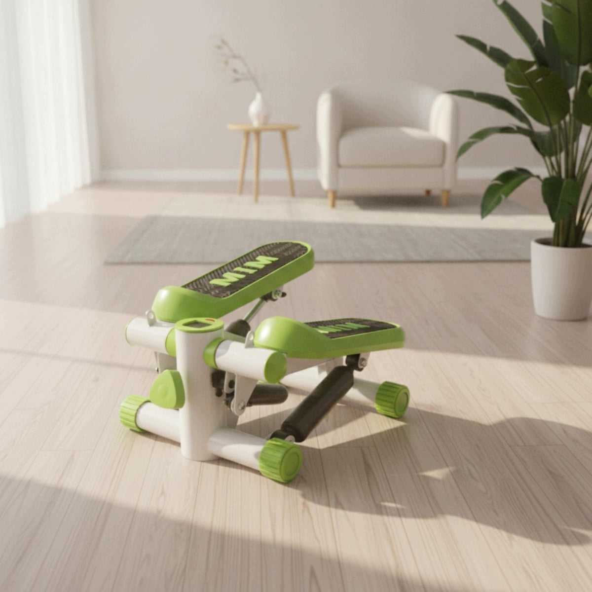 Air Motion Stepping Device With | Non Slip Textured Foot Green White Packaging status original