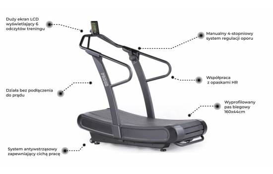Air Runner Mechanical Training Treadmill 2.0 PRO PROUD Commercial Packaging status original