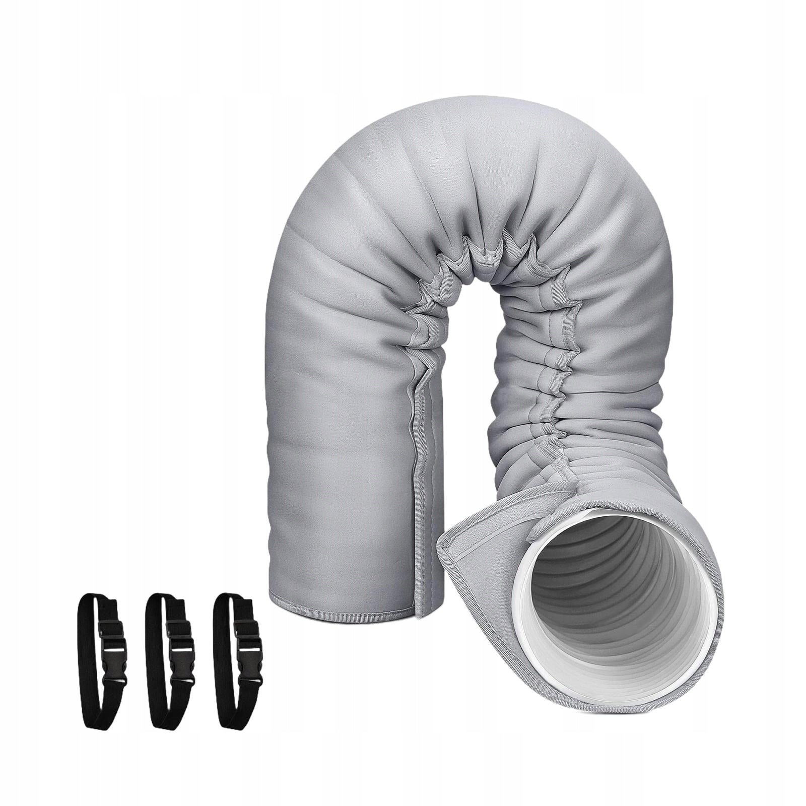 Air conditioner hose cover with bands for 5 inches and 5.9 inches in diameter Brand no brand