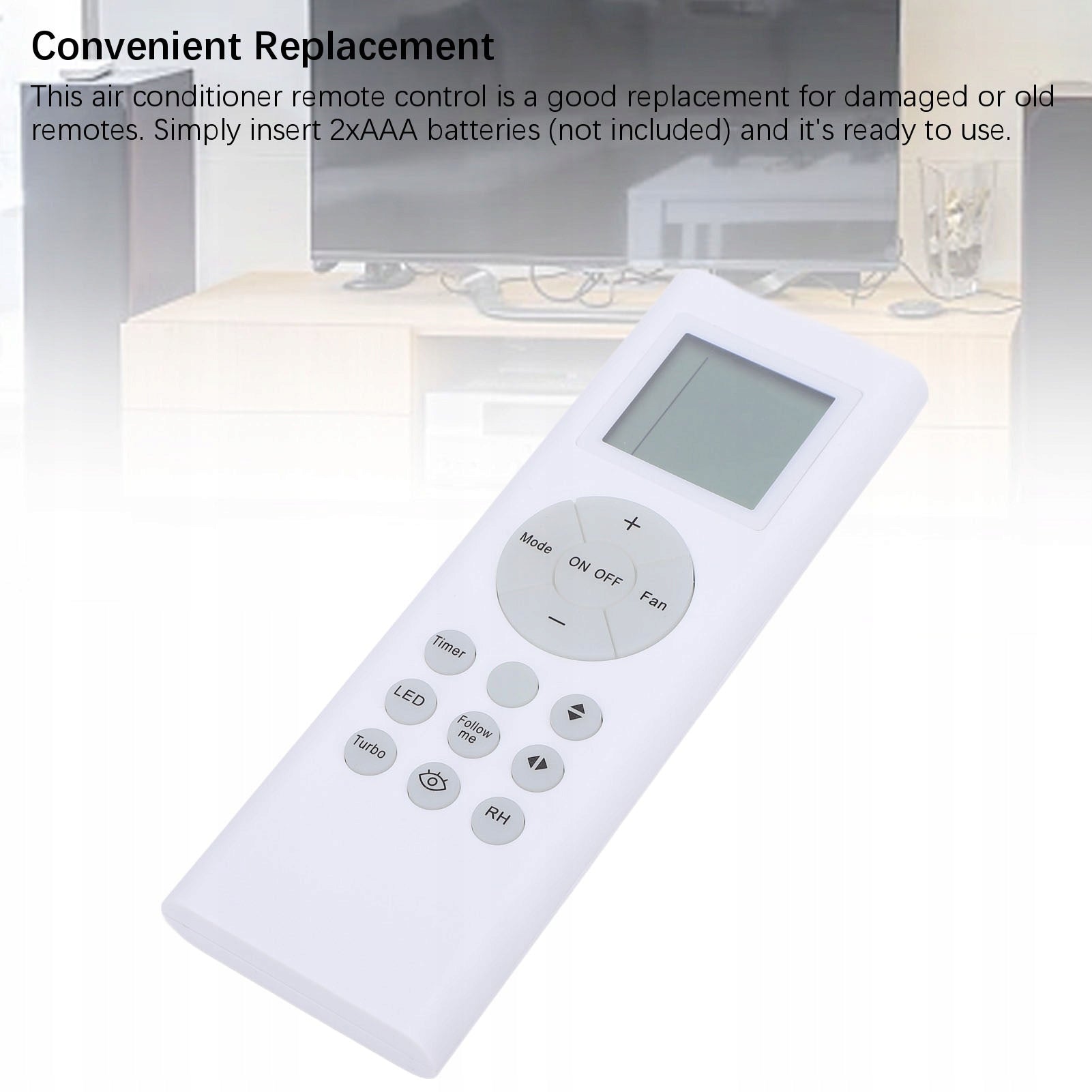 Air conditioner remote control, AC replacement remote control for RG66B8(2H) BGEF