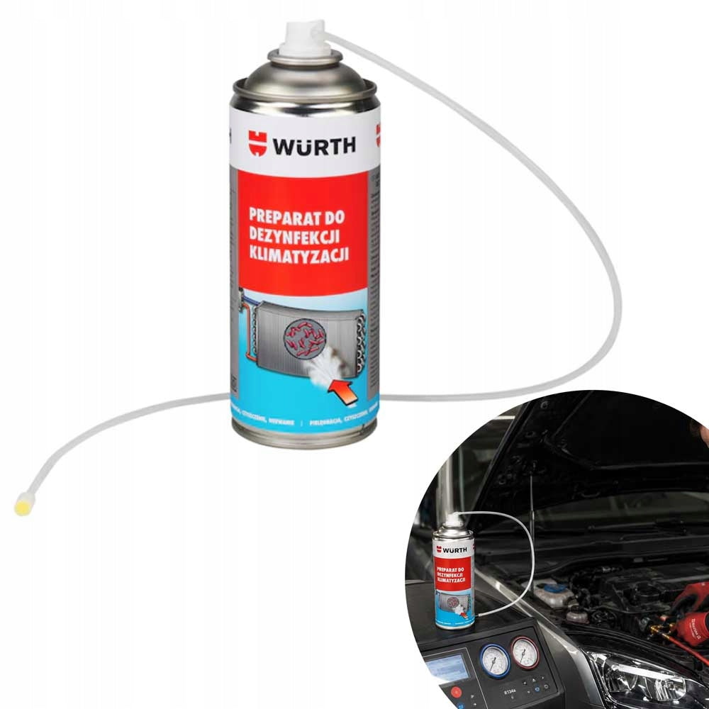 Air conditioning defungal disinfectant spray Wurth 300ml +snake