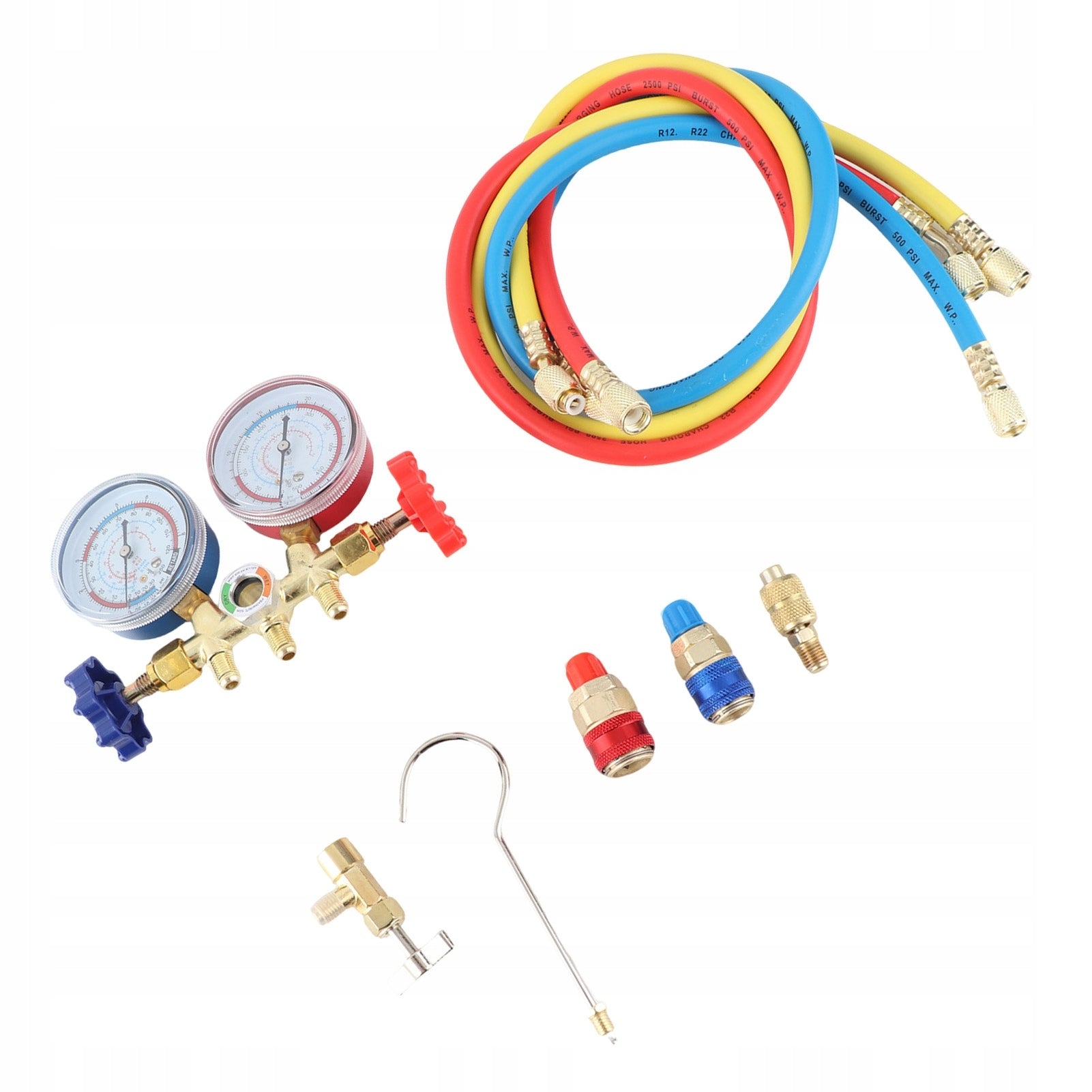 Air conditioning pressure gauge R410 22 134A 3-way 0T tube set Manufacturer code AG251205054831