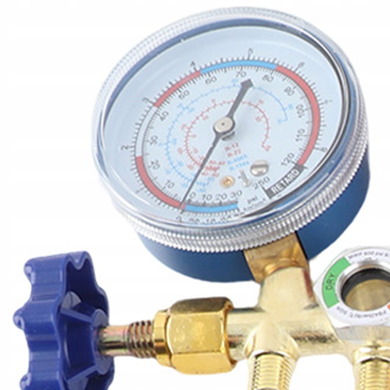 Air conditioning pressure gauge R410 22 134A 3-way QH tube set Range of energy efficiency classes A - G