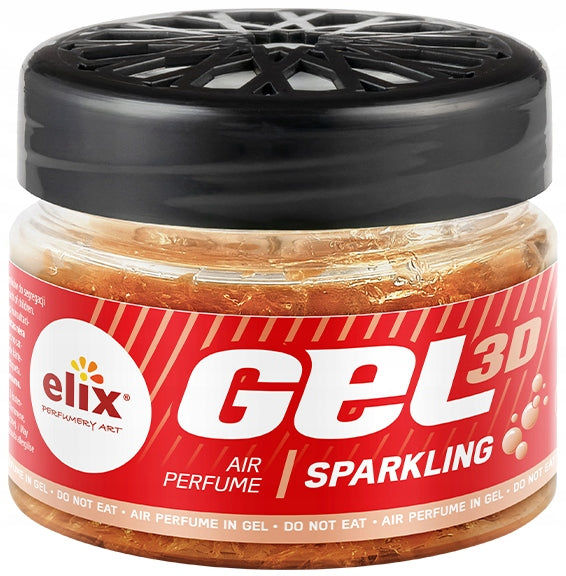 Air freshener fragrance SPARKLING ELIX GEL3D strong for car 100ml